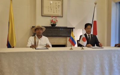 El Gobernador del Pueblo Kankuamo firmó contrato de donación con la Embajada de Japón para la instalación  de 4 plantas de tratamiento de agua potable